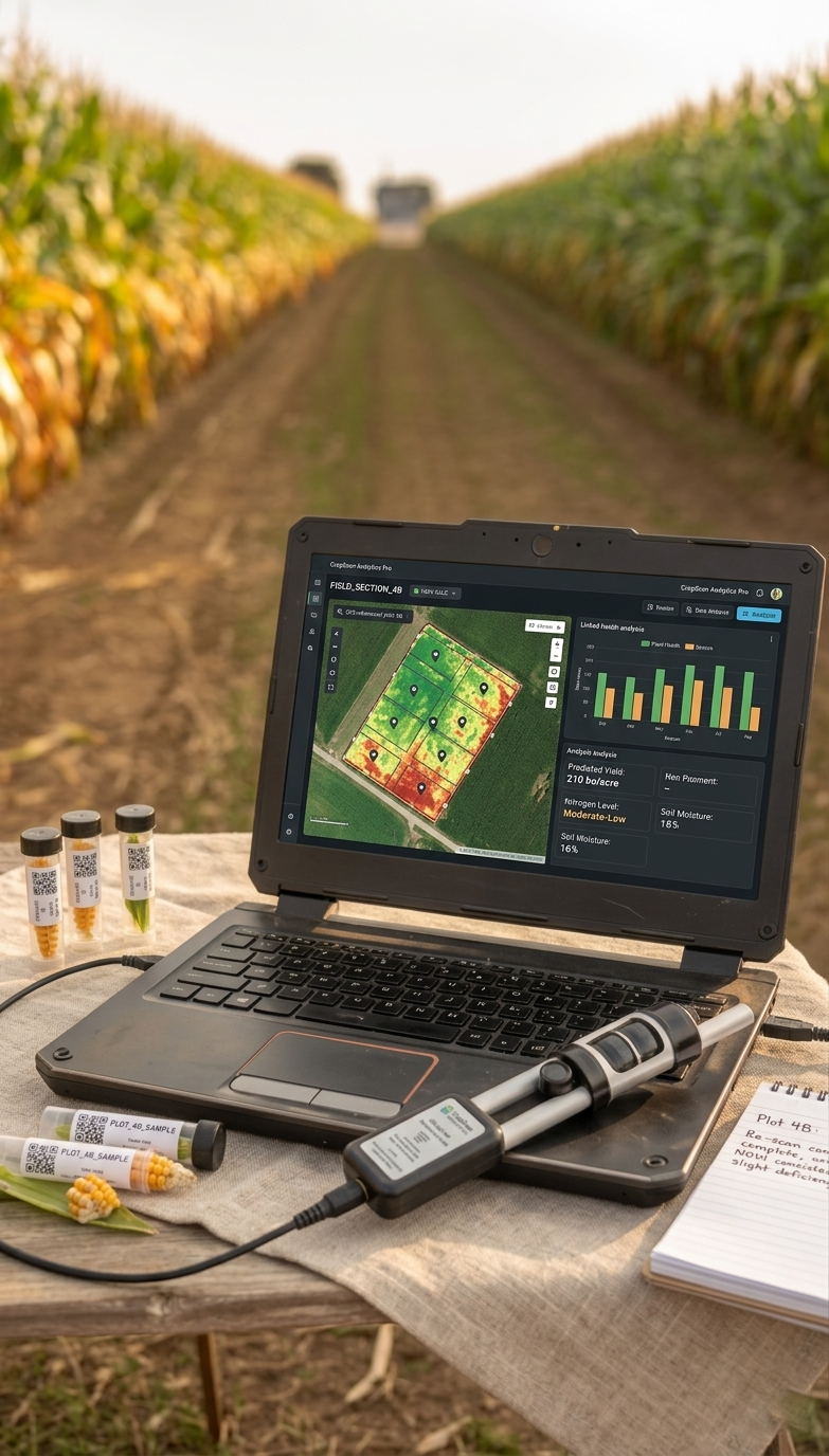Field laptop — AI analysis and decision engine