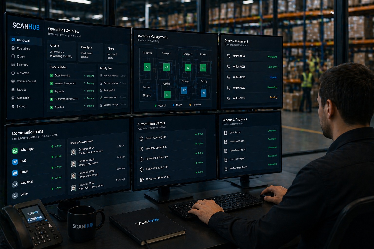 SCANHUB — integrated operations